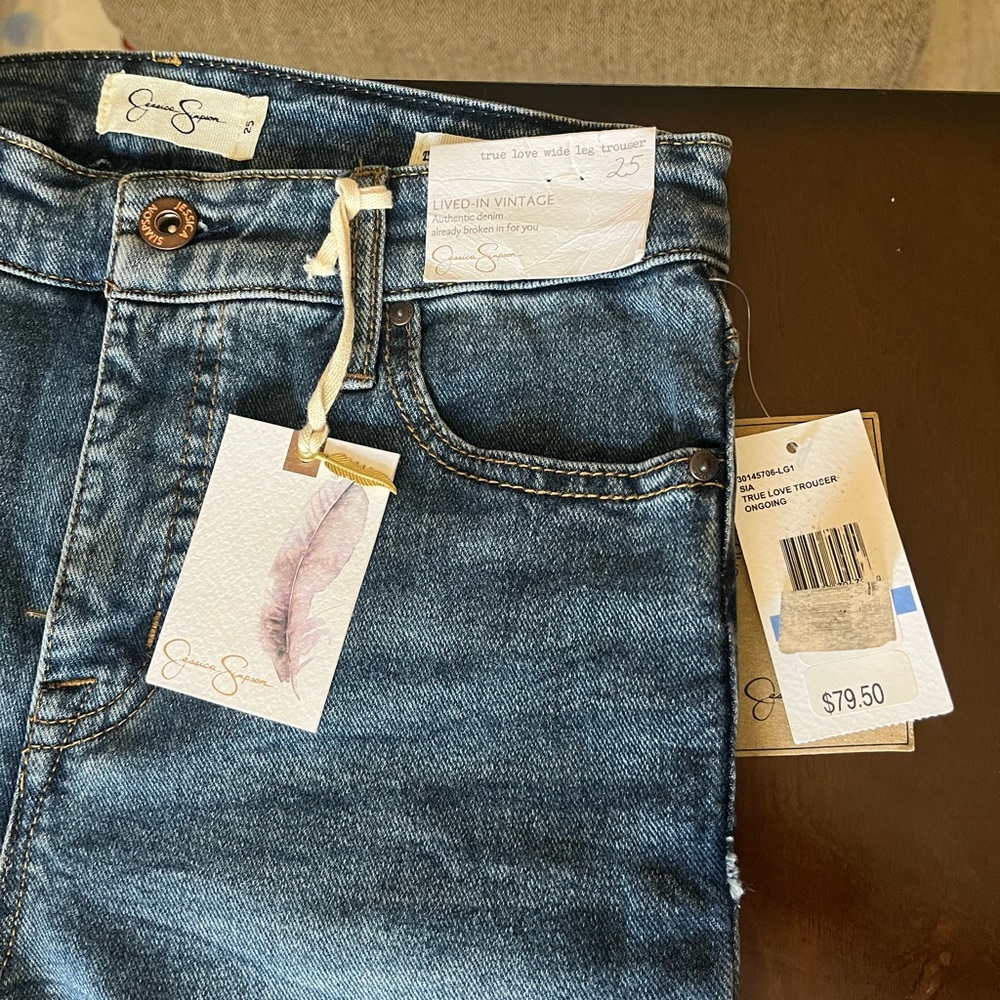 Jessica Simpson True Love Wide Leg Jeans